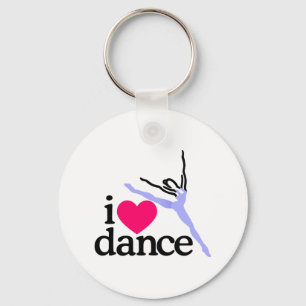 Porte-clés J'AIME la danse