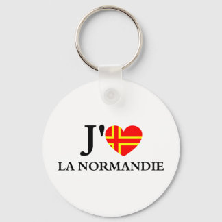 Porte-clés J'aime la Normandie