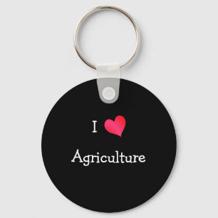 Porte-clés J'aime l'agriculture