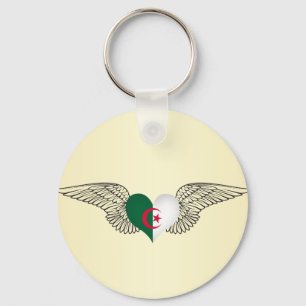 Porte-clés J'aime l'Algérie - ailes