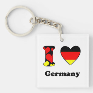 Porte-clés J'aime l'Allemagne