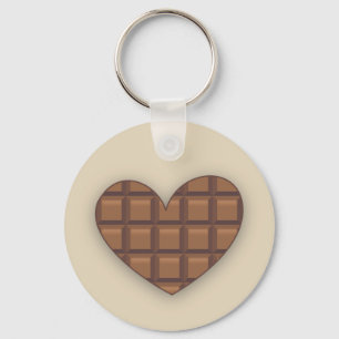 Porte-clés J'aime le chocolat