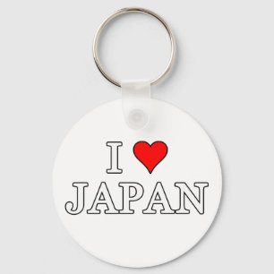Porte-clés J'aime le Japon