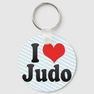 Porte-clés J'aime le judo