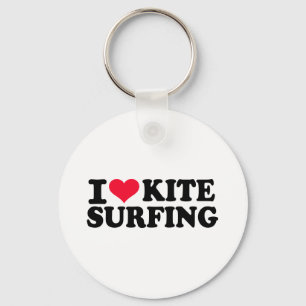 Porte-clés J'aime le kitesurf