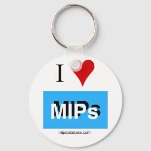 Porte-clés J'aime le logo de MIPs porte - clé mipdatabase