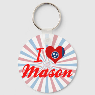 Porte-clés J'aime le maçon, Tennessee