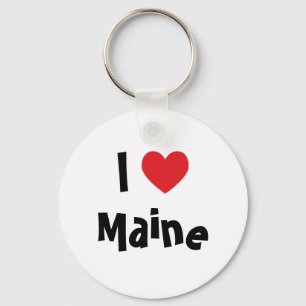 Porte-clés J'aime le Maine