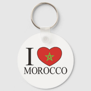 Porte-clés J'aime le Maroc