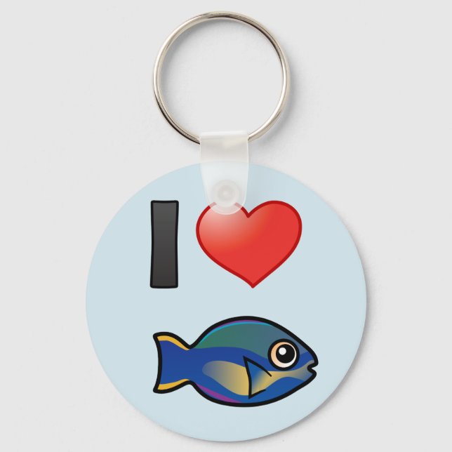 Porte-clés J'Aime Le Parrotfish Princess (Recto)