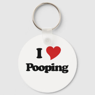 Porte-clés J'Aime Le Pooping