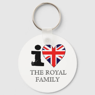 Porte-clés J'aime le porte - clé de famille royale