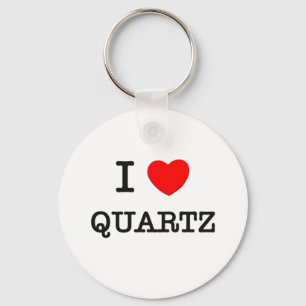 Porte-clés J'aime le quartz