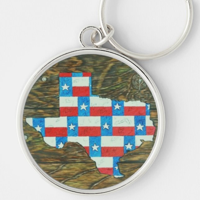 PORTE-CLÉS J'AIME LE TEXAS (Devant)