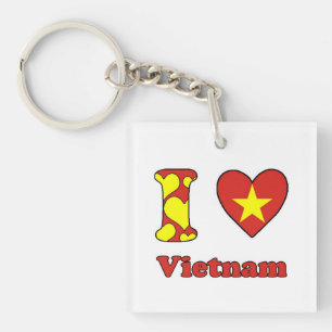 Porte-clés J'aime le Vietnam