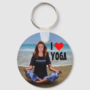 Porte-clés J'aime le yoga