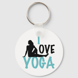 Porte-clés J'aime le yoga
