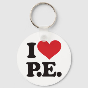 Porte-clés J'aime l'éducation physique !
