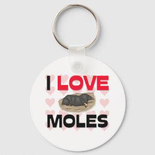 Porte-clés J'Aime Les Moles