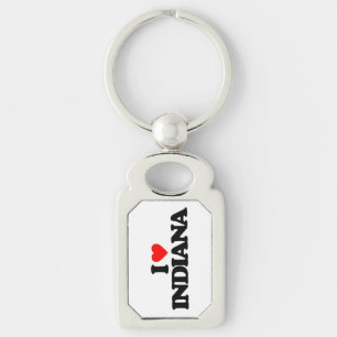 PORTE-CLÉS J'AIME L'INDIANA