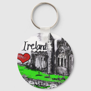Porte-clés J'aime l'Irlande