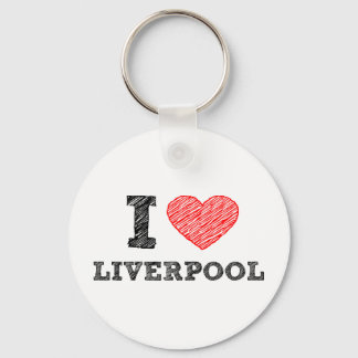Porte-clés J'aime Liverpool