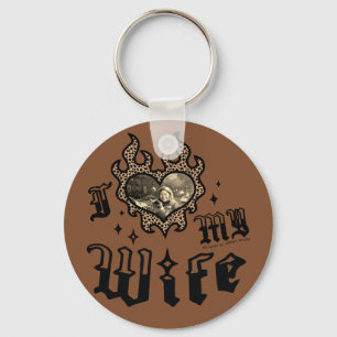 Porte-clés J'aime ma femme - Cheetah - DingusDesign 