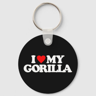 PORTE-CLÉS J'AIME MA GORILLA