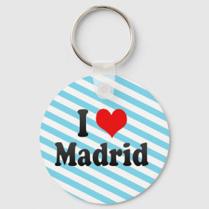 Porte-clés J'aime Madrid, Espagne. J'Encanta Madrid, Espagne