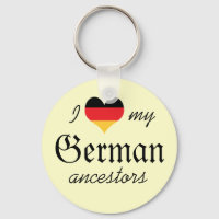 J'aime mes ancêtres allemands Porte - clé