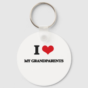 Porte-clés J'aime mes grands-parents