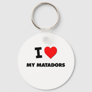 Porte-clés J'aime mes matadors