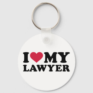 Porte-clés J'aime mon avocat