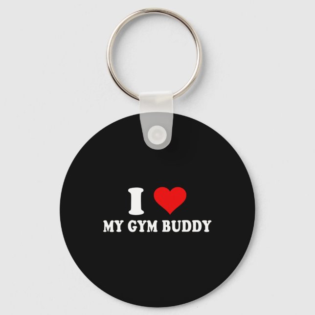 Porte-clés J'Aime Mon Gymnase Buddy (Recto)