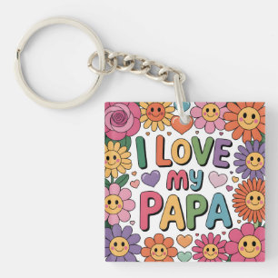 Porte-clés J'aime mon papa