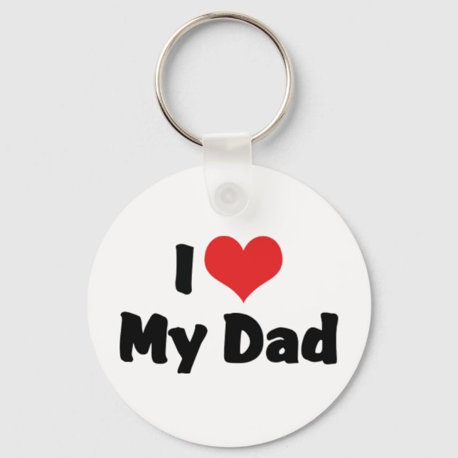 Porte-clés J'aime mon père Porte - clé (Recto)
