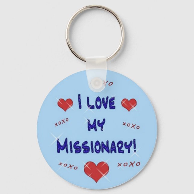 Porte-clés J'Aime Mon Porte - clé Missionnaire (Recto)