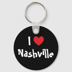 Porte-clés J'aime Nashville