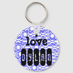 Porte-clés J'aime *nom porte - clé