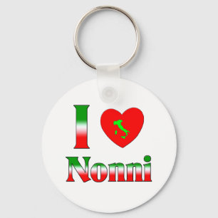 Porte-clés J'aime Nonni