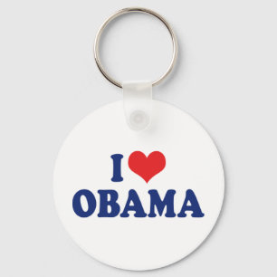Porte-clés J'aime Obama