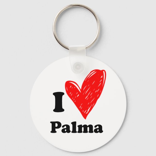 Porte-clés J'aime Palma (Recto)