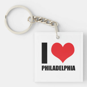 Porte-clés J'aime Philadelphie