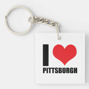 Porte-clés J'aime Pittsburg