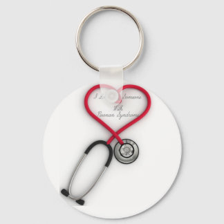 Porte-clés J'aime quelqu'un avec un porte - clé du syndrome d