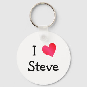 Porte-clés J'aime Steve