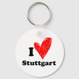 Porte-clés J'aime Stuttgart