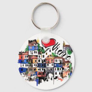 Porte-clés J'aime Vienne