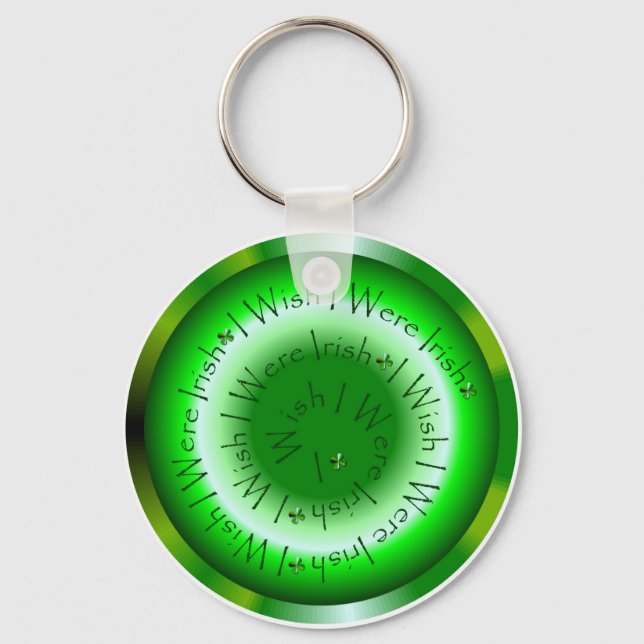 Porte-clés J'Aimerais Être Irlandais 2 Porte - clé (Recto)