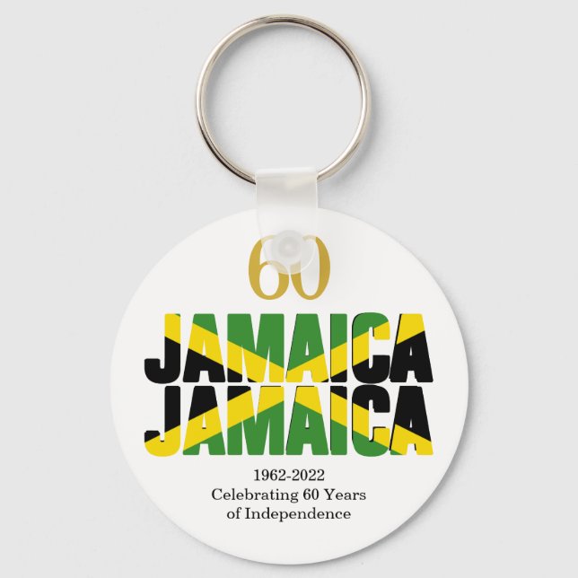 Porte-clés JAMAICA 60e anniversaire de l'indépendance (Recto)